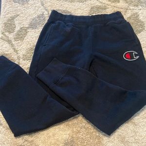 Black champion joggers